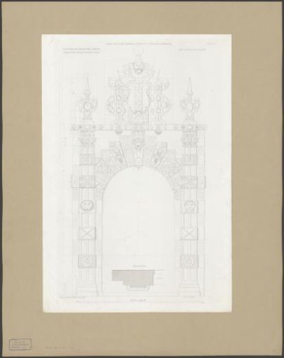 Gate of the Athenaeum Illustre in Amsterdam