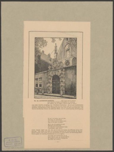 View of the Athenaeum Illustre in Amsterdam