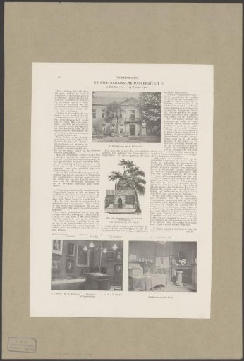 Article on the University of Amsterdam