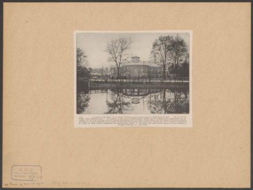 View of the Palm House in the Hortus Botanicus in Amsterdam