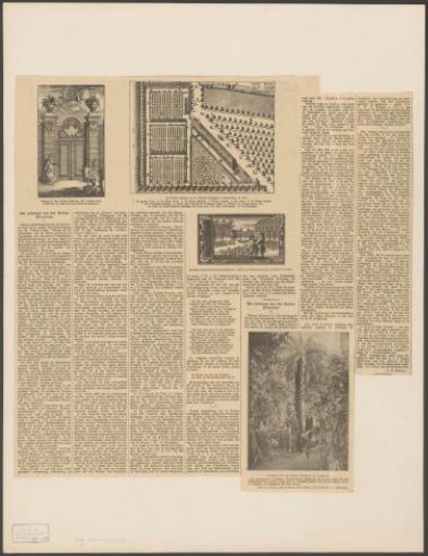 Article on the origin of the Hortus Botanicus in Amsterdam
