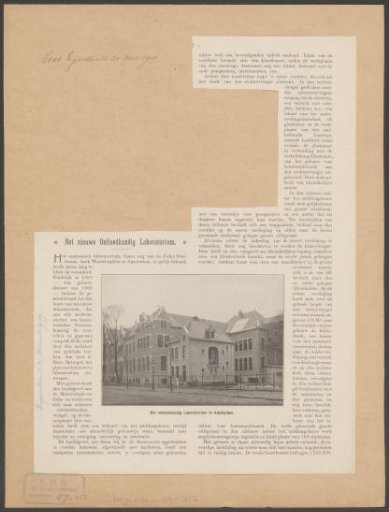 View of the Anatomical Laboratory in Amsterdam