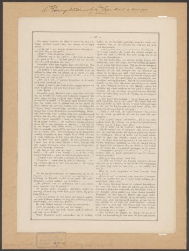 Article on the Koning Willemshuis, the Prinses Wilhelminanursery school and the Koningin Emmaschool in Amsterdam and the Koning Willemshuis in IJmuiden
