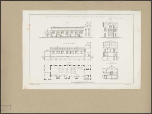 Design for a poor school on the Smallepad in Amsterdam