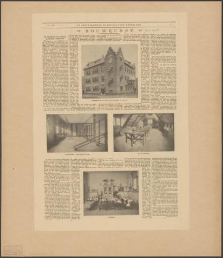 Article on the Cornelis Vrijschool in Amsterdam