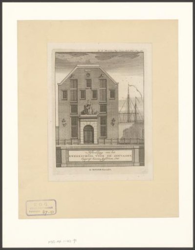 View of the Training School for Navigation in Amsterdam