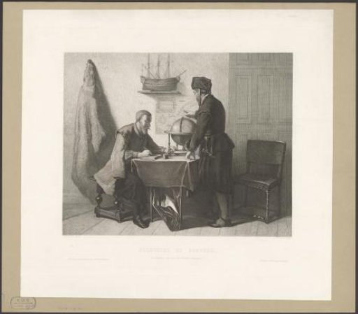 Jacob van Heemskerck and Willem Barendsz in an interior