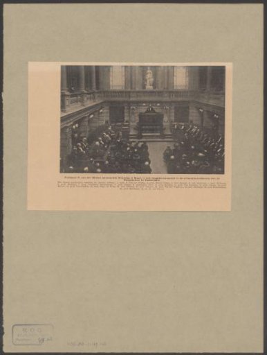 Installation of Pieter van der Wielen in the Auditorium of the University of Amsterdam