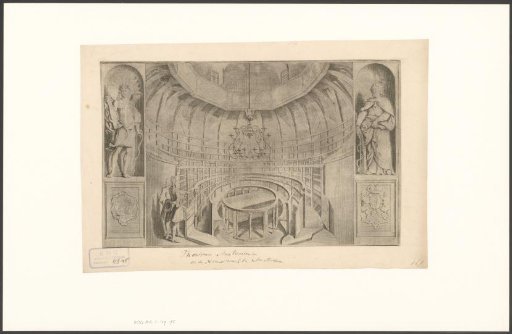 Interior of the anatomical theatre Collegium Chirurgicum in Amsterdam