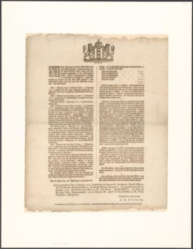 Ordinance of the Amsterdam Surgeons' Guild