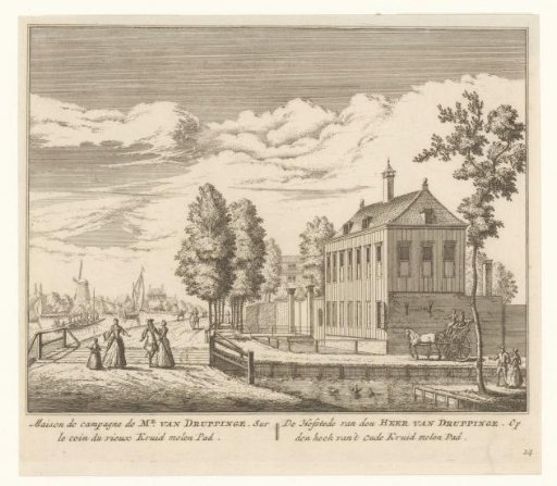 View of the estate Nieuw Borssenburg