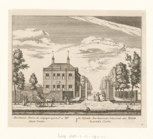 View of the country estate Meerhuizen