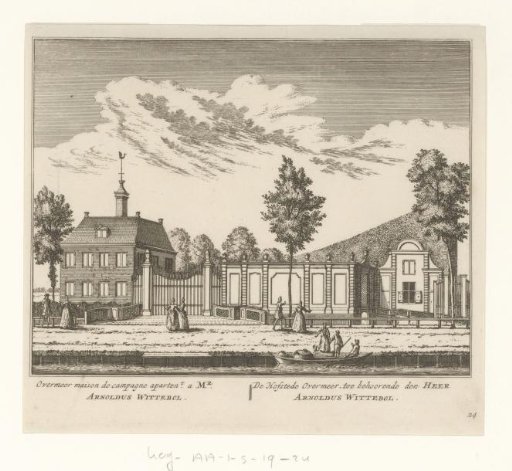 View of the country estate Overmeer