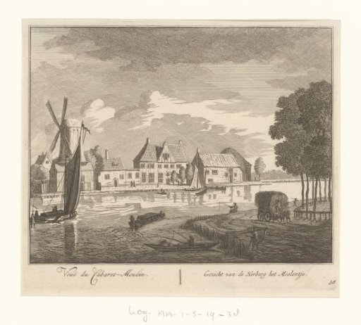 View of the Amstel at the Moolentje inn