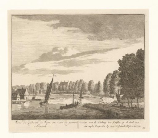 View of the Amstel from the inn Het Kalfje