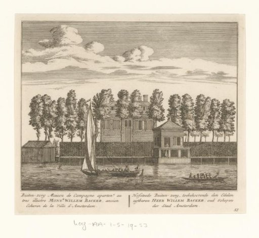 View of the country estate Buitenzorg