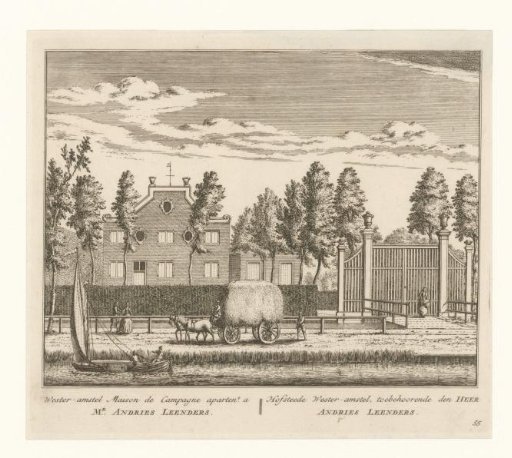 View of the country estate Wester-Amstel