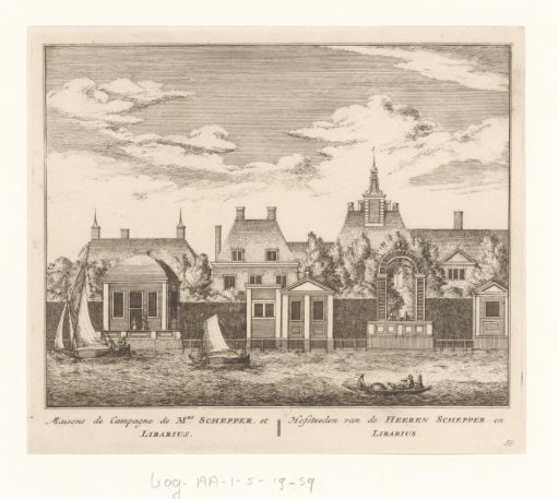 View of the country estates of the gentlemen Schepper and Libarius
