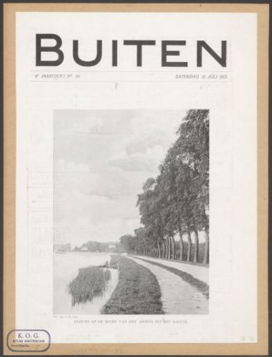 Title page for: Buiten 28 (1912), 13 July 1912
