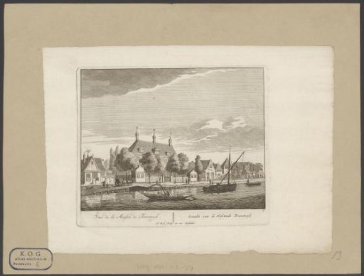 View of the Amstel at the Brandwijk Farm