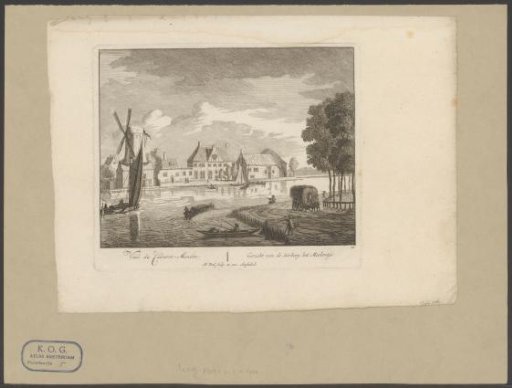 View of the Amstel at the Moolentje Inn
