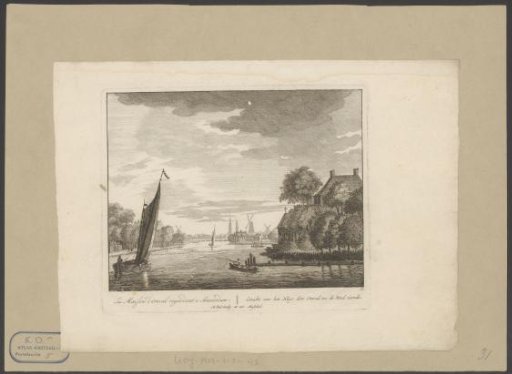 View of the Amstel near Huis De Omval
