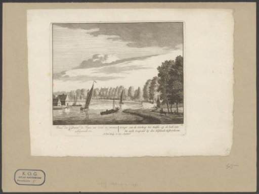 View of the Amstel at the Kalfje Inn