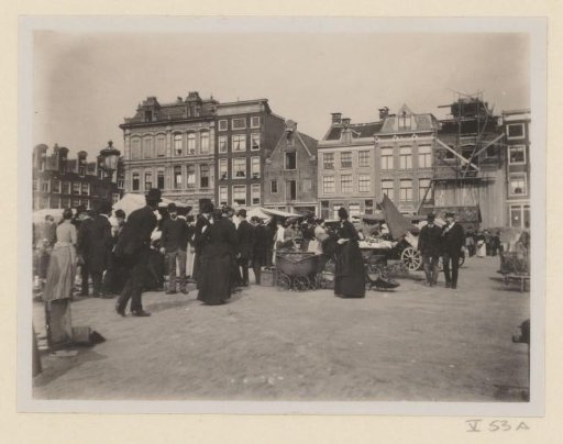 View of the Monday Market on the Amstelveld
