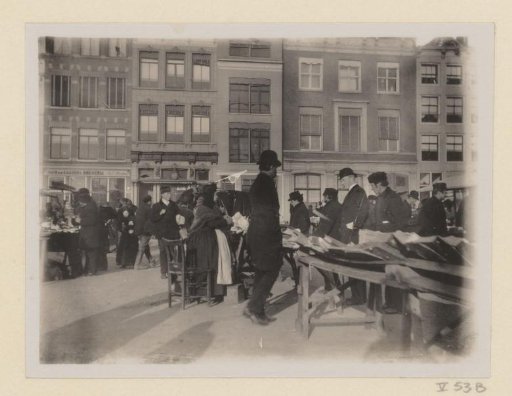 View of the Monday Market on the Amstelveld
