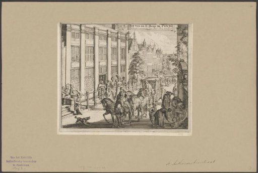 View of the House of David de Pinto on the Sint-Antoniesbreestraat