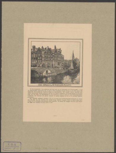 View of the Brouwersgracht