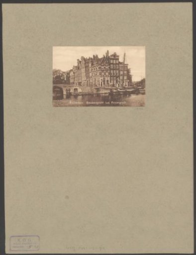 View of the Brouwersgracht, corner of the Prinsengracht