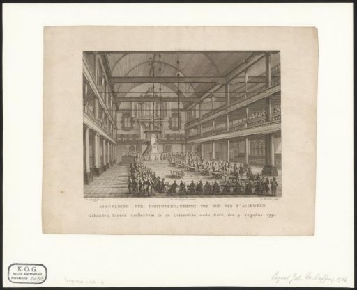 General Meeting of the Society for the Benefit of the Public, 1791
