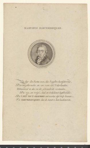 Portrait of Martinus Nieuwenhuyzen