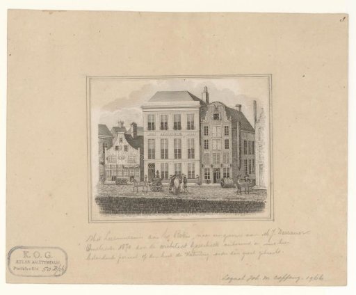 View of the Reading Museum in Amsterdam