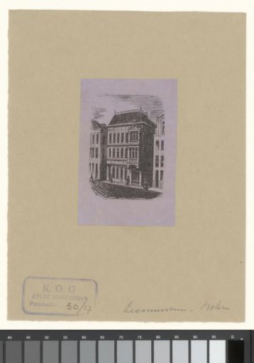 View of the Reading Museum in Amsterdam
