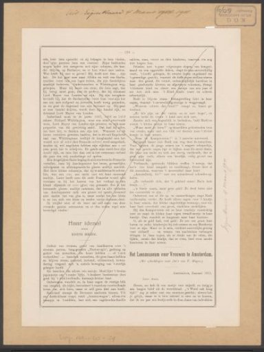 Article on the Reading Museum for Women in Amsterdam