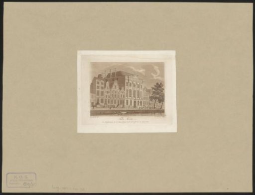 View of the Felix Meritis building in Amsterdam