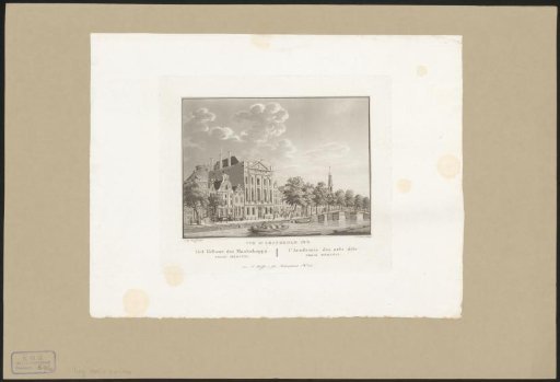 View of the Felix Meritis building in Amsterdam