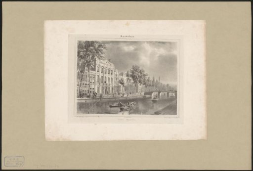 View of the Felix Meritis building in Amsterdam