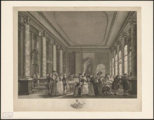 Lecture hall in Felix Meritis, 1789
