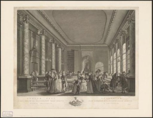 Lecture hall in Felix Meritis, 1789