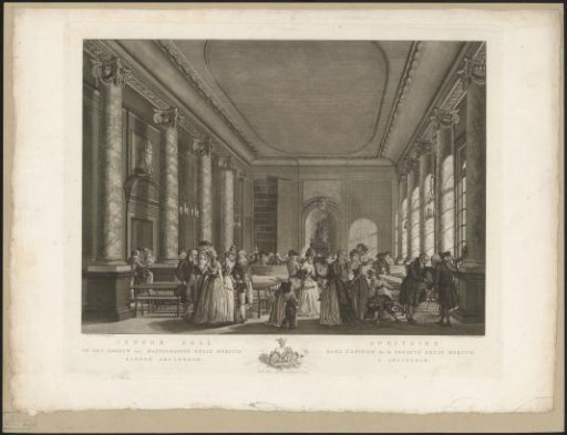 Lecture hall in Felix Meritis, 1789