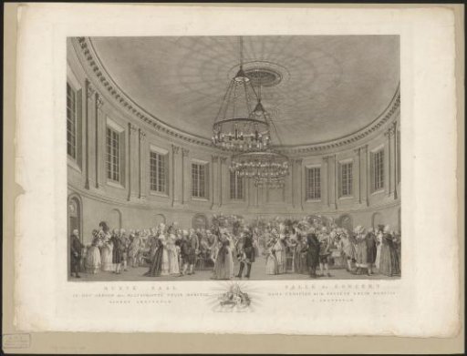 Concert hall in Felix Meritis, 1789