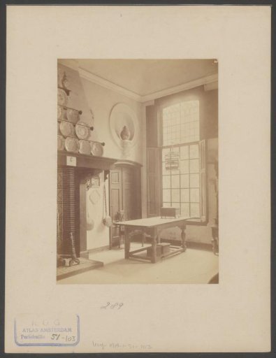 Interior with objects of the Royal Society of Antiquities
