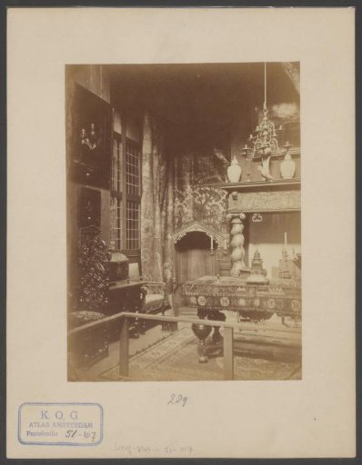 Interior with objects of the Royal Society of Antiquities