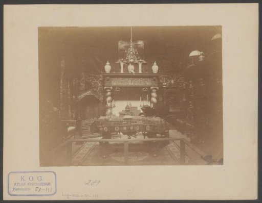 Interior with objects of the Royal Society of Antiquities
