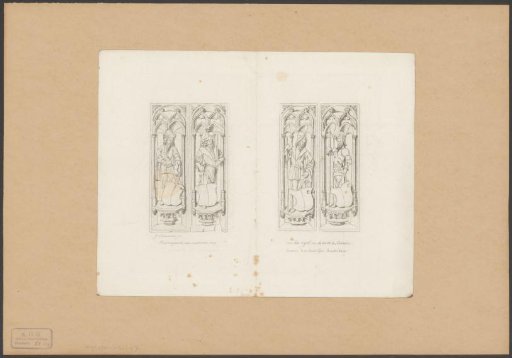 Four panels from an organ case of the St. Vitus Church in Naarden