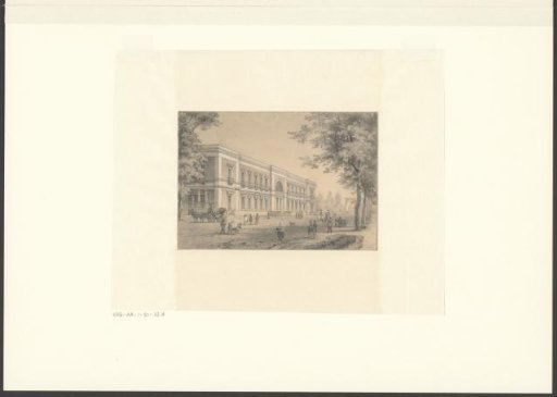 View of the main building of Artis on the Plantage Middenlaan