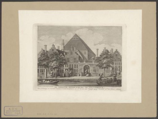View of the Dutch Academy of Samuel Coster on the Keizersgracht, 1617